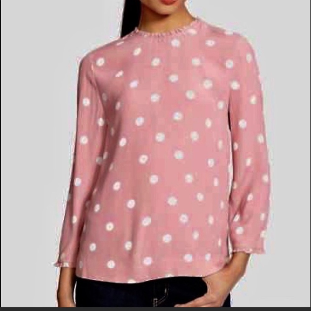 Kate spade polka dot blouse